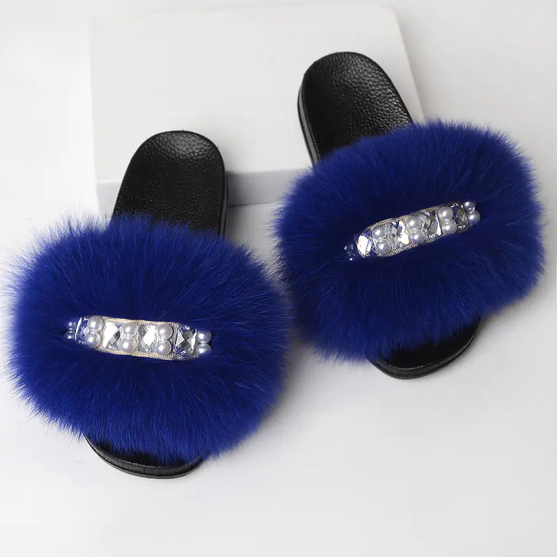 Simple Fashion Ladies' Wool Slippers