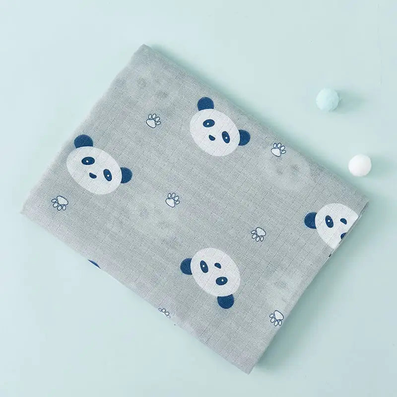 Soft Cotton Two-Layer Cartoon Baby Blanket