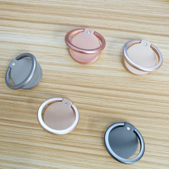 Alloy Grip Phone Ring Stand