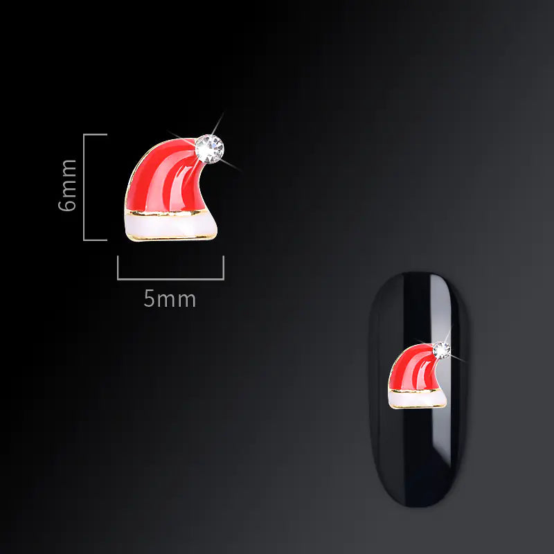 Frosty Flair Christmas Nail Charms