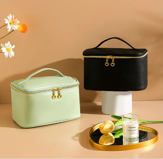 Fashionable PU Leather Cosmetic Case