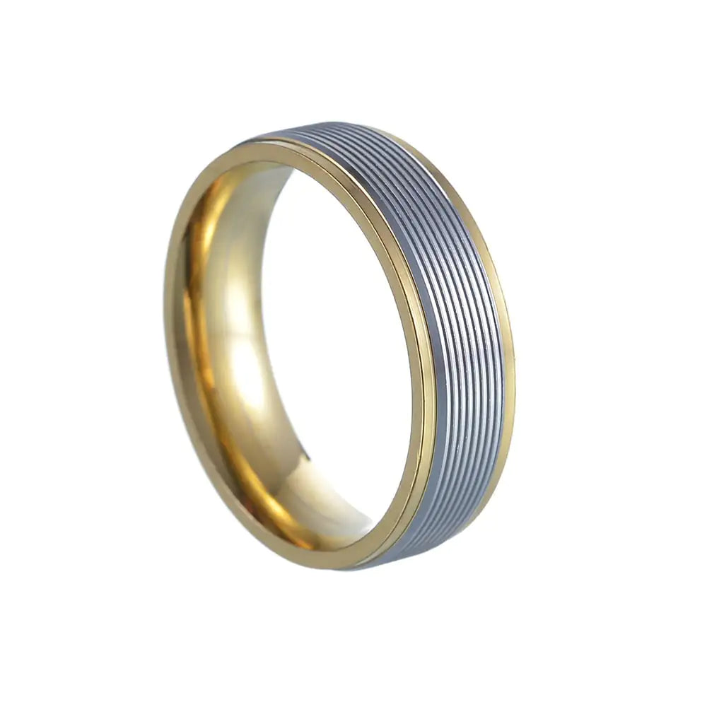 Men's Multi-Color 6mm Titanium Band