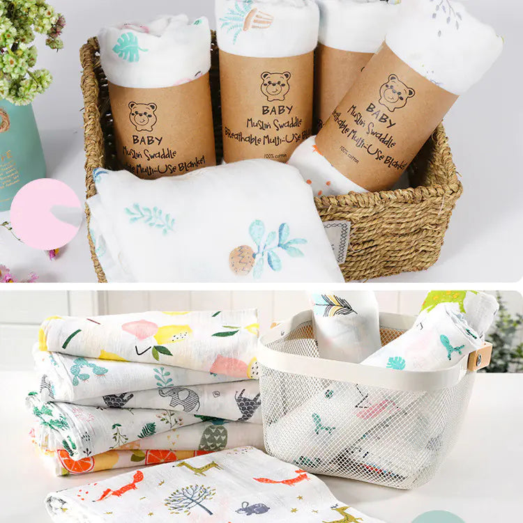 Dual Layer Soft Bamboo Baby Towel 110x120cm