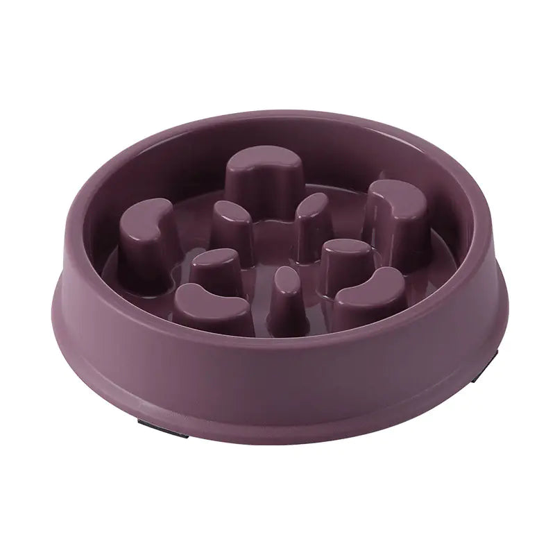 Petal-Shaped Slow Feed Dog Puzzle Bowl - Anti-Slip