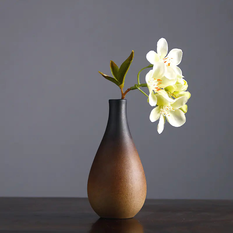 Antique Zen Ceramic Vase for Home Decor