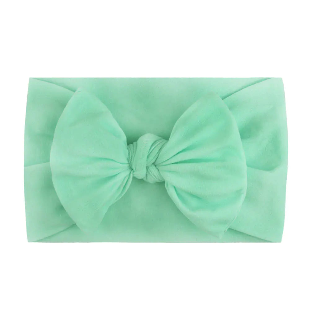 Chic Nylon Bow Hair Bands for Kids