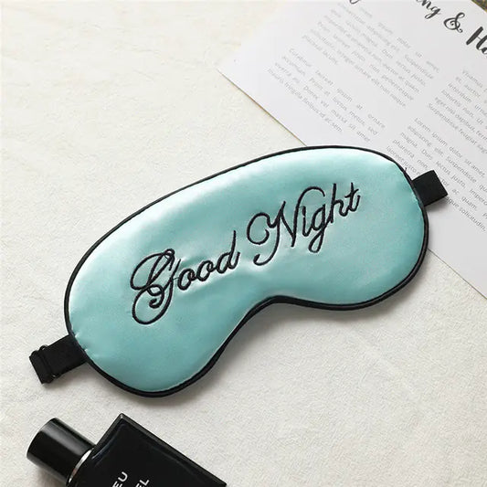 Silk Embroidered Comfort Sleep Mask