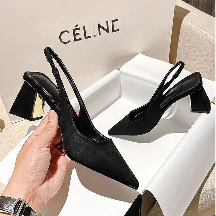 Chic Slingback Block Heels for Women