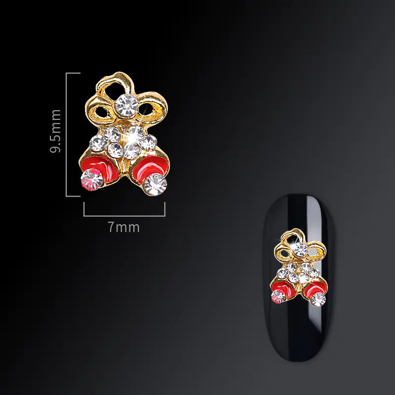 Frosty Flair Christmas Nail Charms