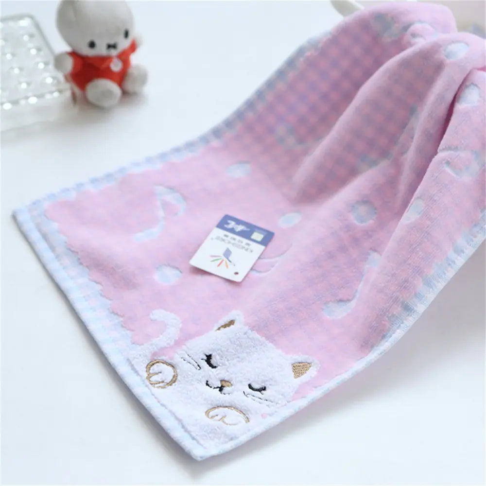 Pure Cotton Kitten Handkerchief
