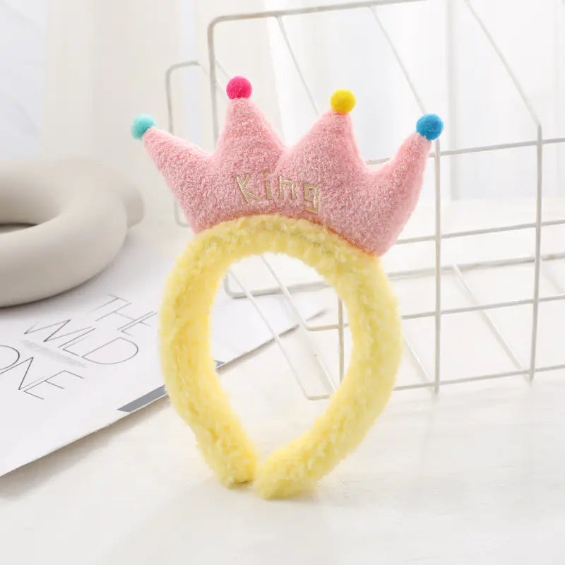 Chic Strawberry Bear Plush Headband