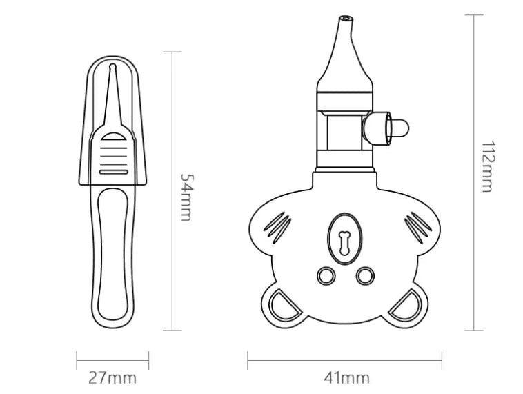 Silicone SafeFlow Nasal Aspirator