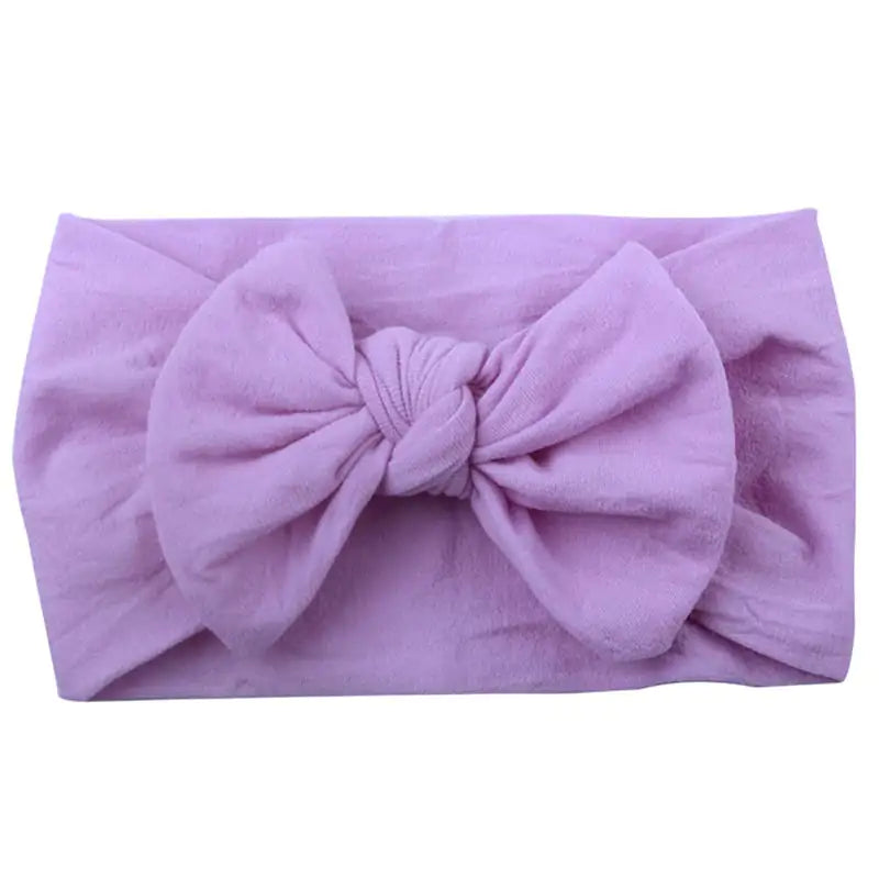 Chic Nylon Bow Hair Bands for Kids
