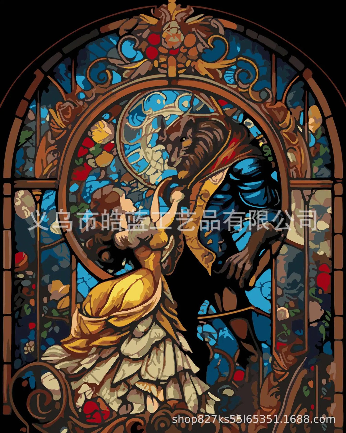 DIY Elegant Glass Oil Painting Kit