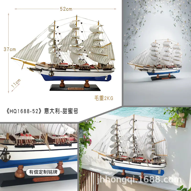 Maritime Masterpiece Wooden Ship