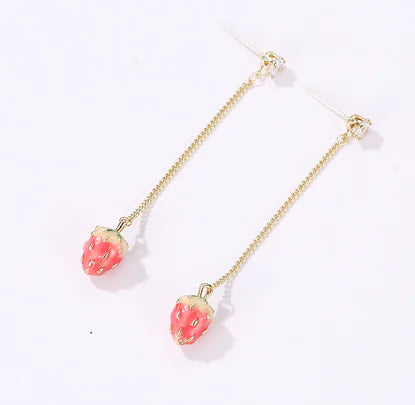 Strawberry Necklace for Girls - Chic Minimalist Design
