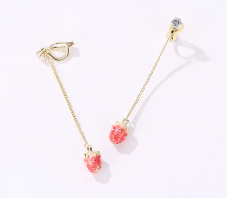 Strawberry Necklace for Girls - Chic Minimalist Design