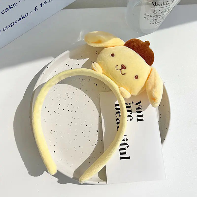 Chic Strawberry Bear Plush Headband