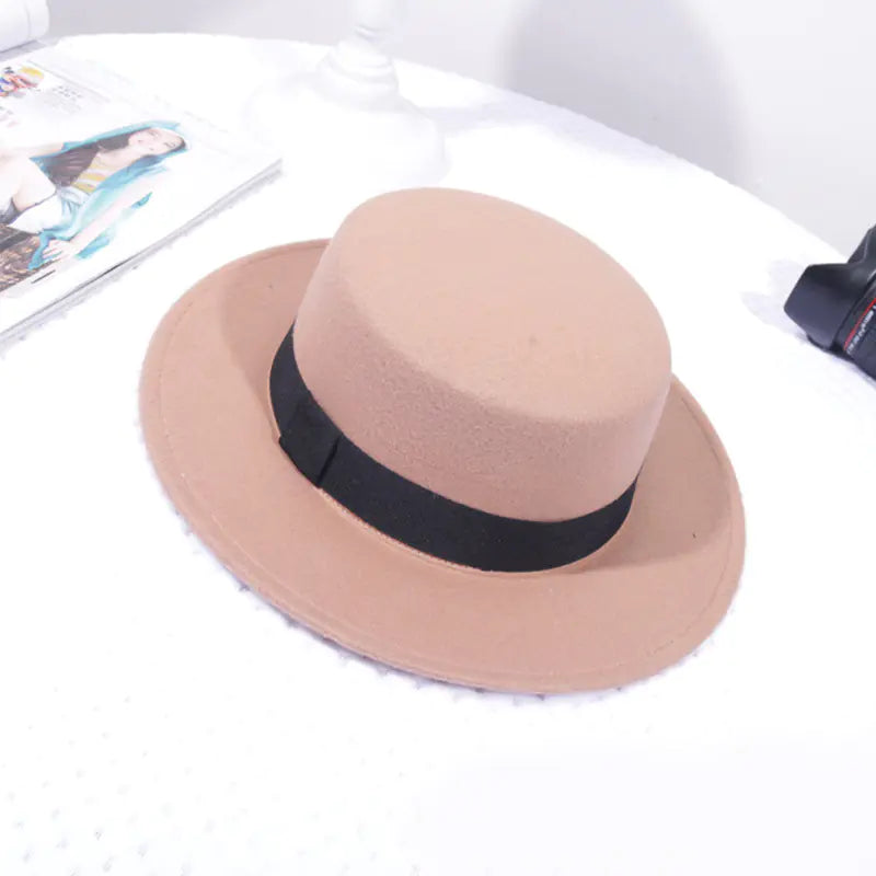 British Wide Brim Retro Fedora