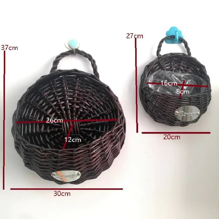 Rustic Handwoven Plant Holder