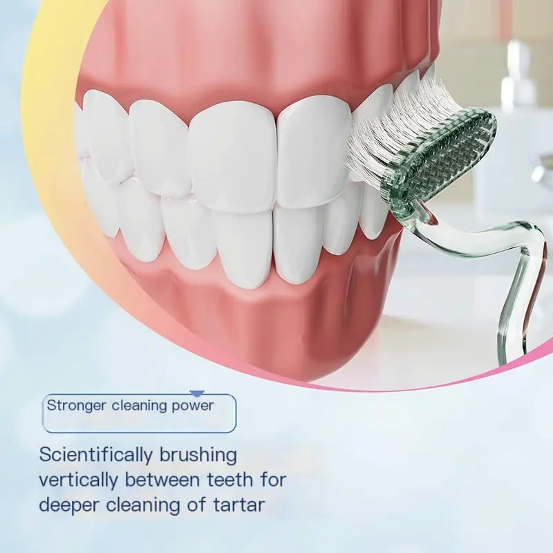 MLK Ergonomic S-Shape Toothbrush