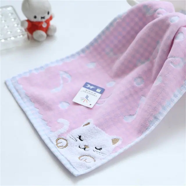Pure Cotton Kitten Handkerchief