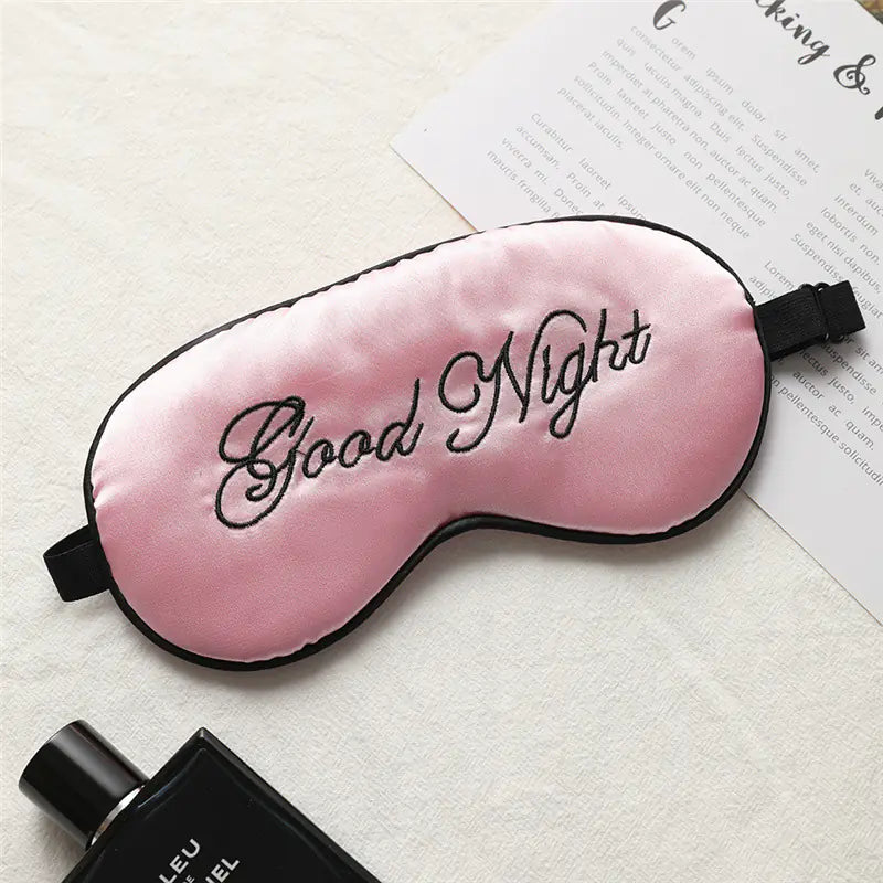 Silk Embroidered Comfort Sleep Mask