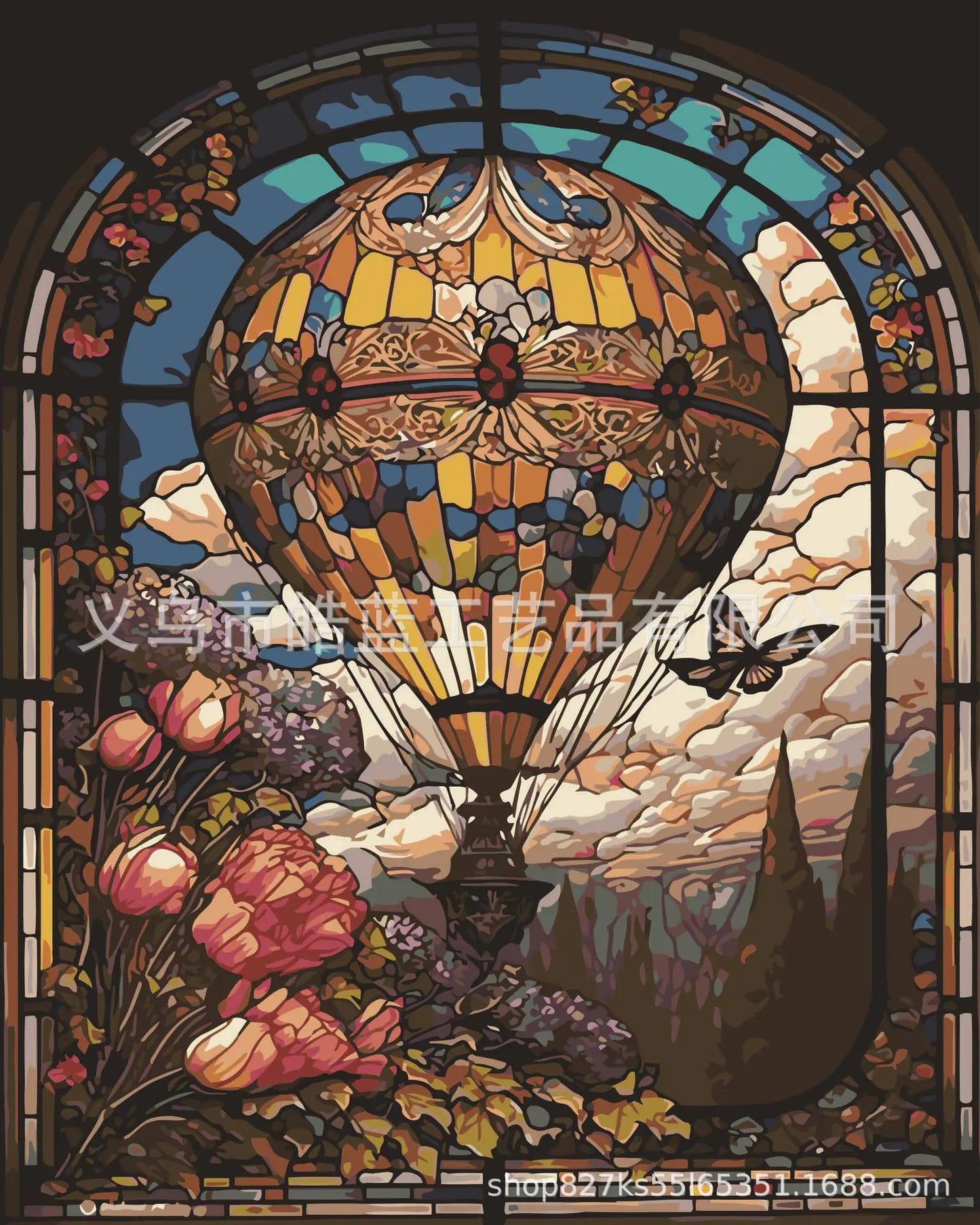 DIY Elegant Glass Oil Painting Kit