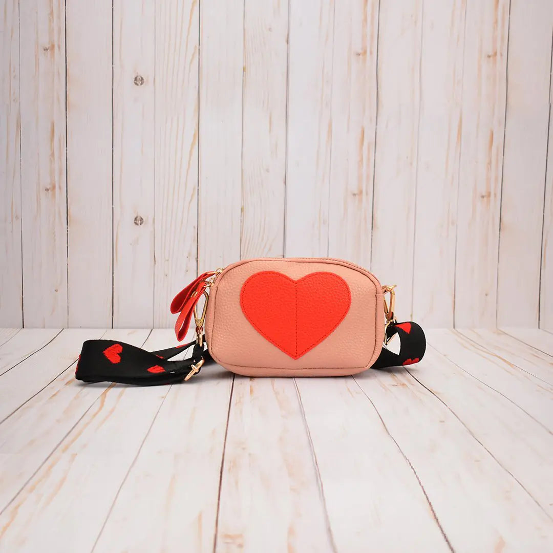 Heart Zip Crossbody