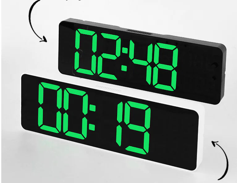 13-Inch Simple Dual-Use Wall Clock with Big Display