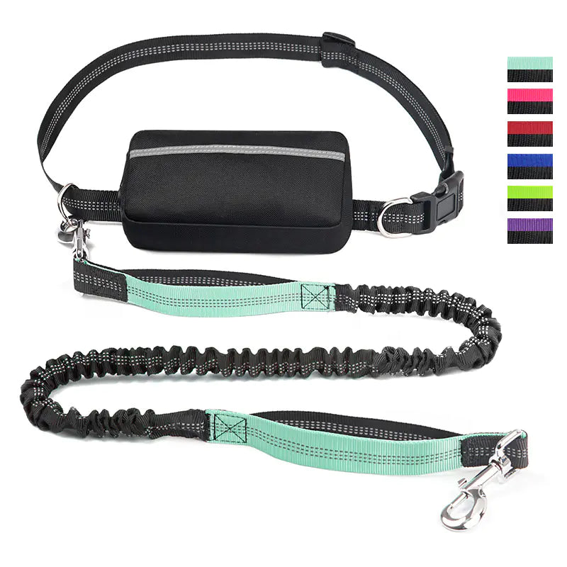 Cross-Border Amazon Pet Running Waist Bag with Leash