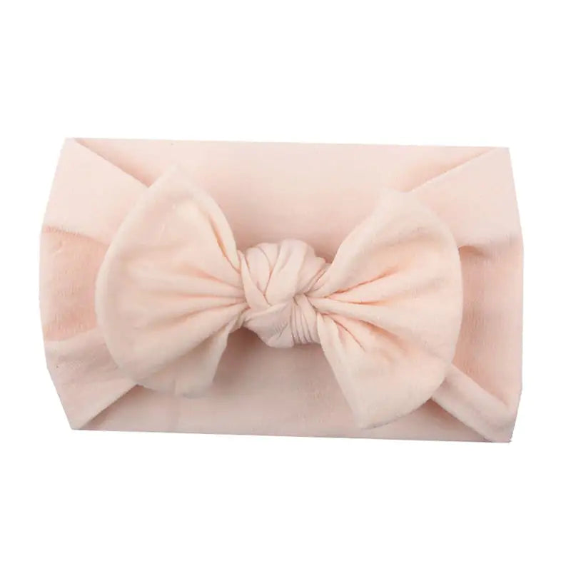 Chic Nylon Bow Hair Bands for Kids