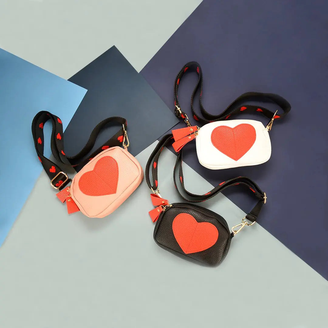 Heart Zip Crossbody