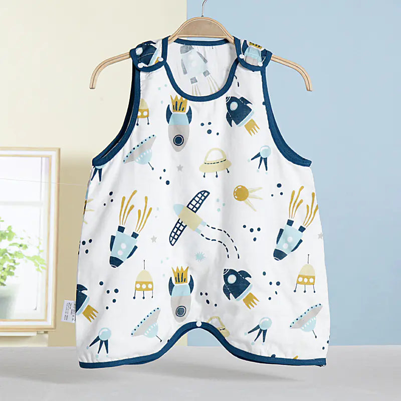 Bamboo-Cotton Kids' Hygienic Sleep Vest