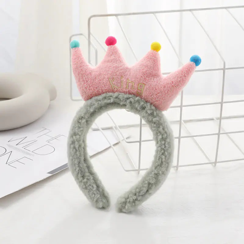 Chic Strawberry Bear Plush Headband