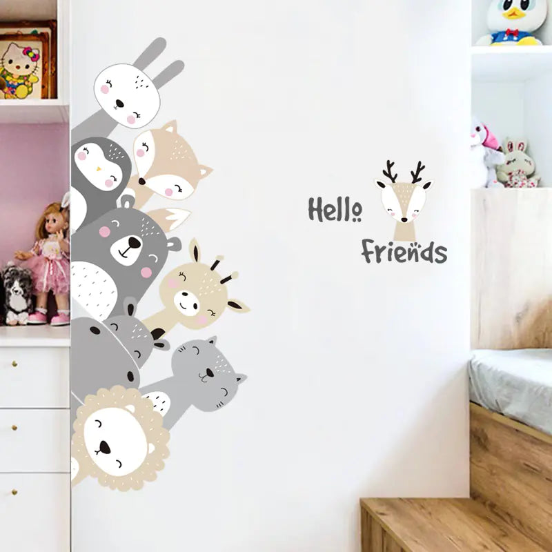 Nordic Joyful Animals Wall Decals