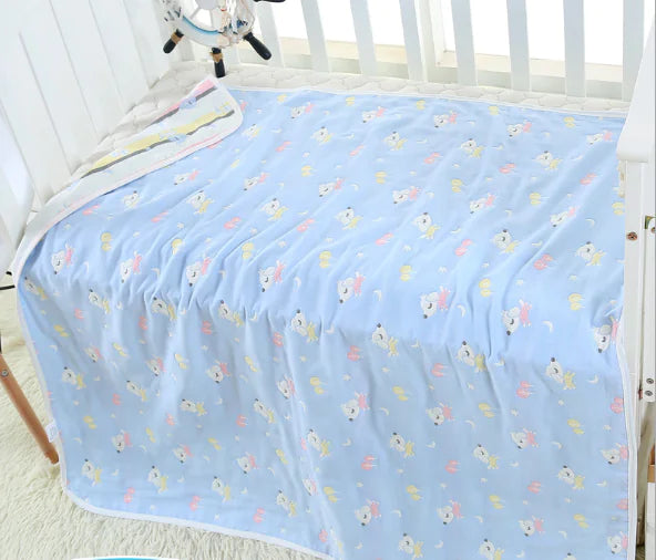 Soft Cotton Baby Bath Towel Blanket 110cm