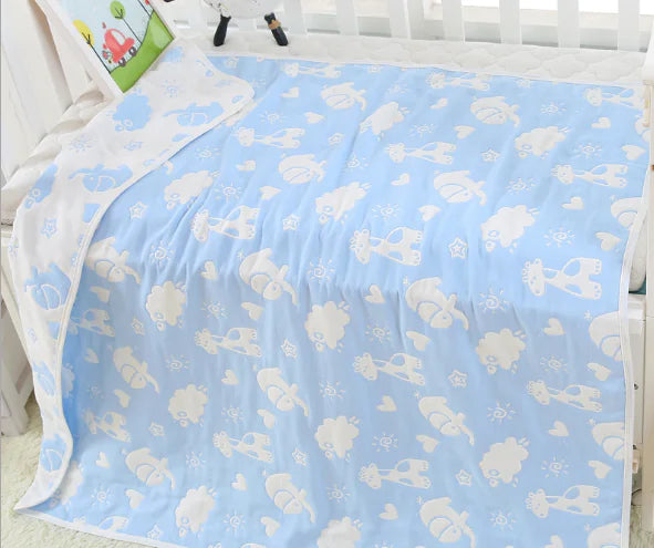 Soft Cotton Baby Bath Towel Blanket 110cm