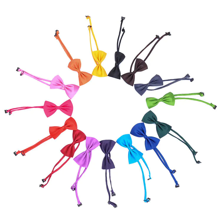 Multicolor Pet Bow Tie for Dogs and Supplies