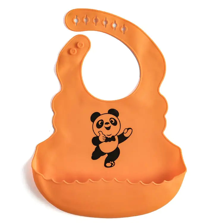 Silicone Saliva Pocket Baby Bib