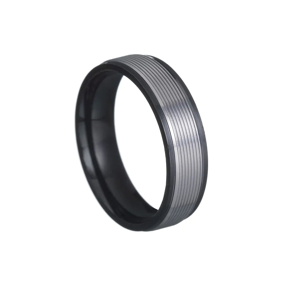 Men's Multi-Color 6mm Titanium Band