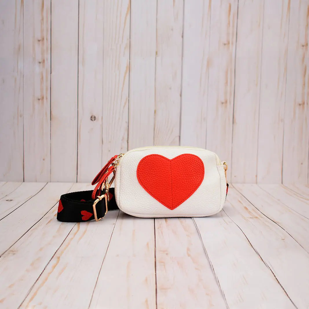 Heart Zip Crossbody