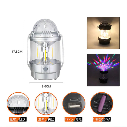 Outdoor LED Camping Lantern - Multi-Functional Bright Light