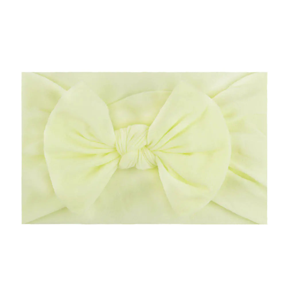 Chic Nylon Bow Hair Bands for Kids