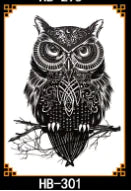 Monochrome Fauna Transfer Tattoos