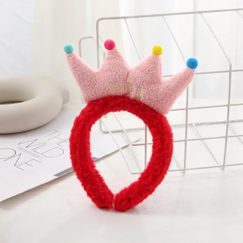 Chic Strawberry Bear Plush Headband