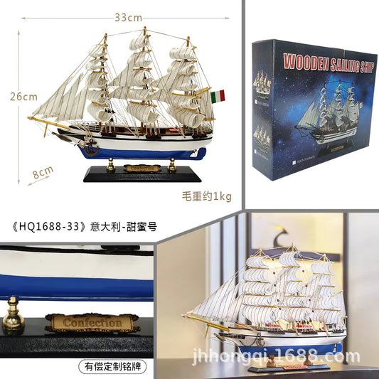 Maritime Masterpiece Wooden Ship