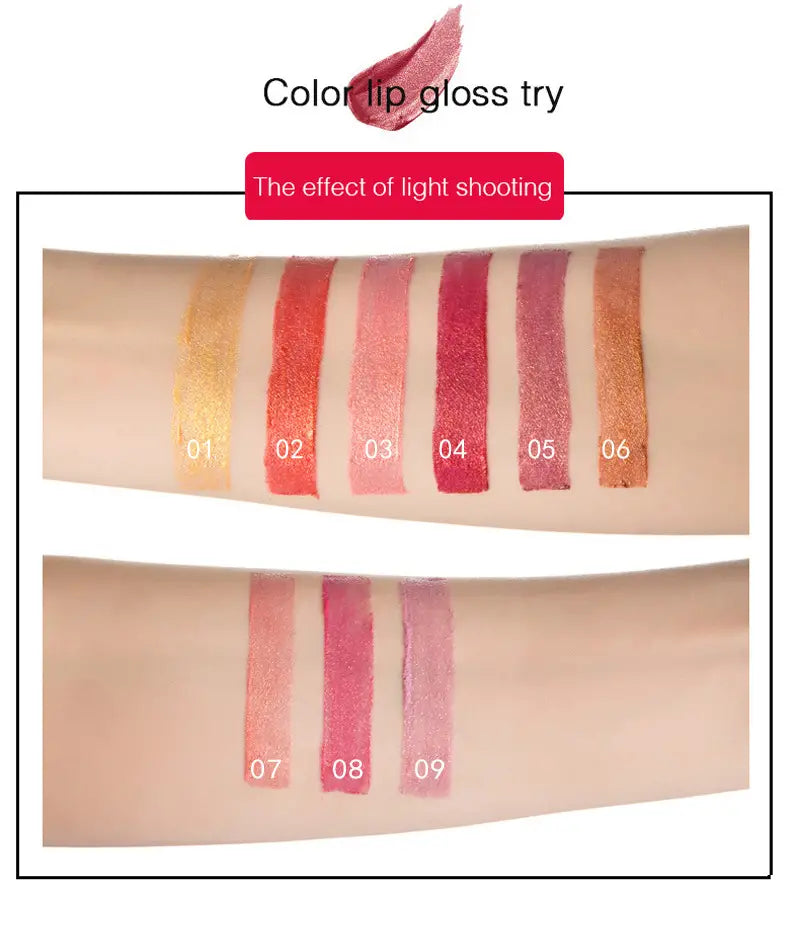 ShimmerShift Metallic Lipstick