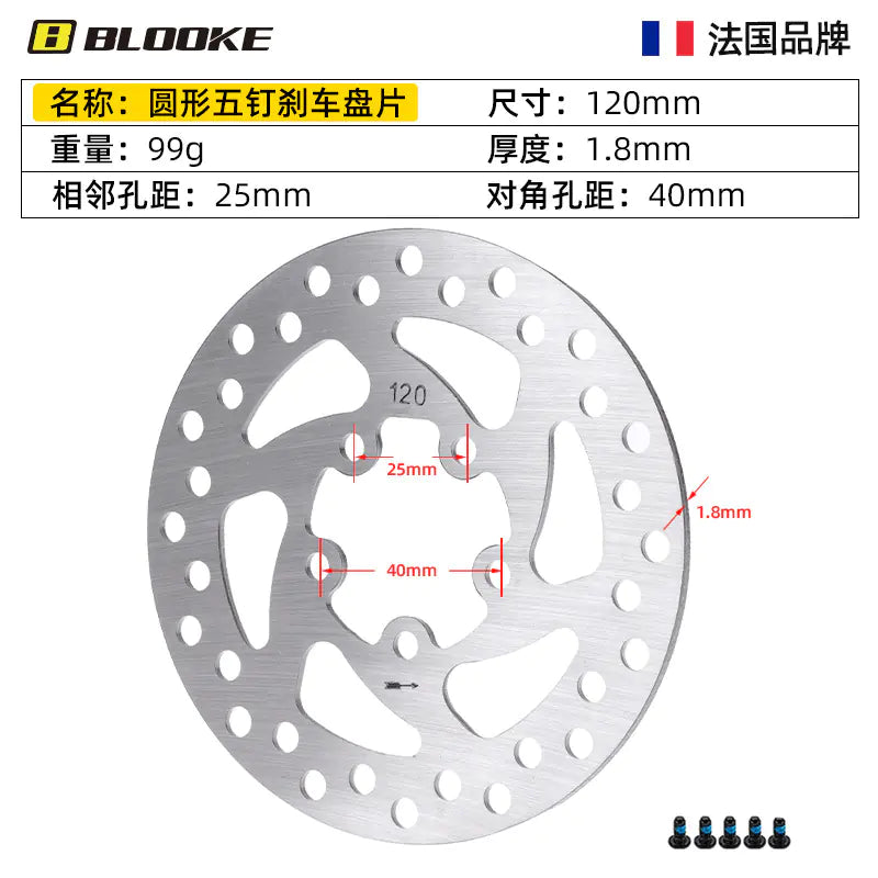 BLOOKE Alloy MTB Brake Discs (120-203mm)