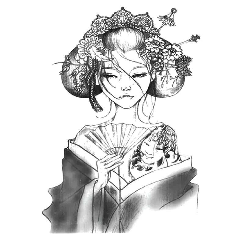 Monochrome Fauna Transfer Tattoos